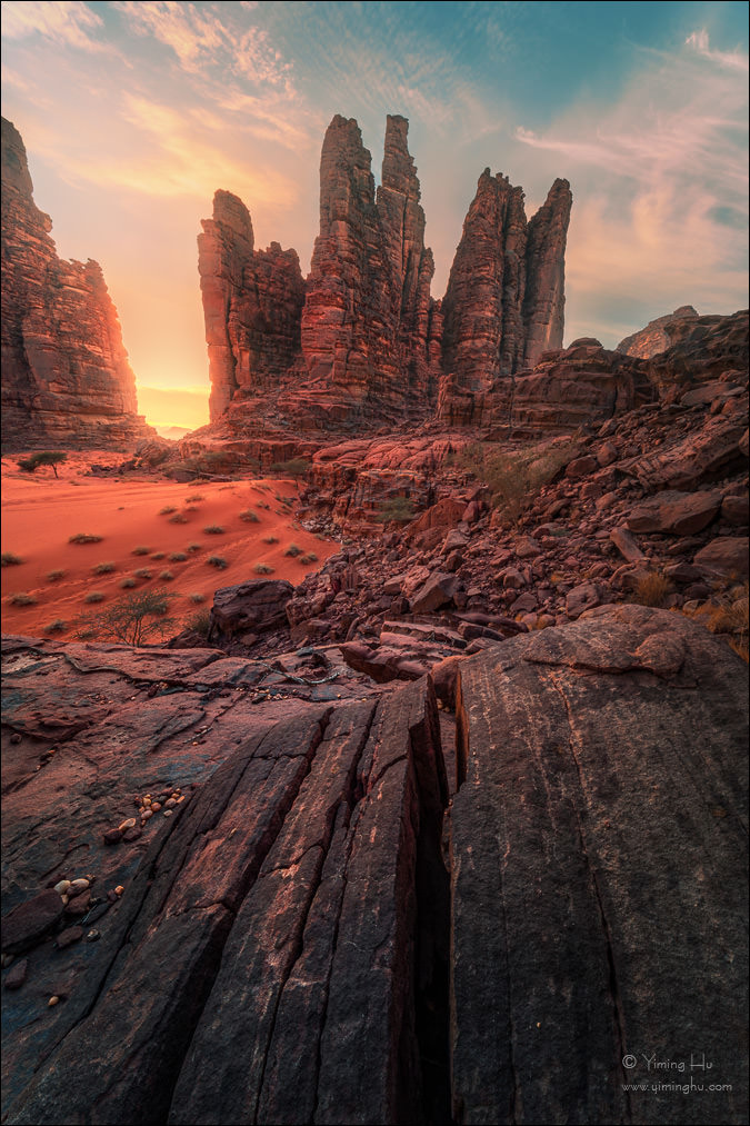 Sunset-on-the-Rock-Towers