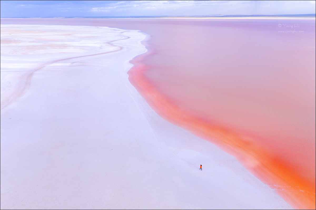 Lone-Walk-by-the-Pink-Lake